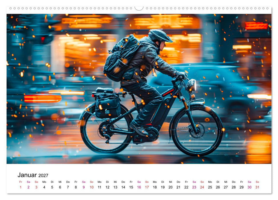 E-Bike einfach cool (CALVENDO Wandkalender 2027)