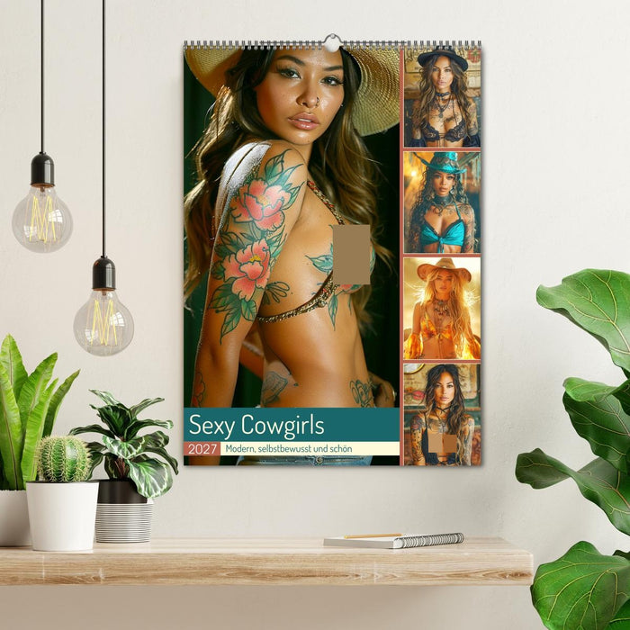 Sexy Cowgirls. Modern, selbstbewusst und schön (CALVENDO Wandkalender 2027)
