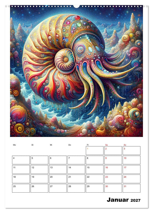 Mystische Nautilus (CALVENDO Wandkalender 2027)