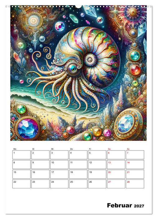 Mystische Nautilus (CALVENDO Wandkalender 2027)