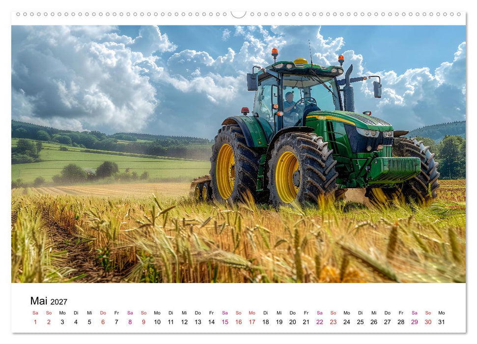 Traktoren Power (CALVENDO Wandkalender 2027)