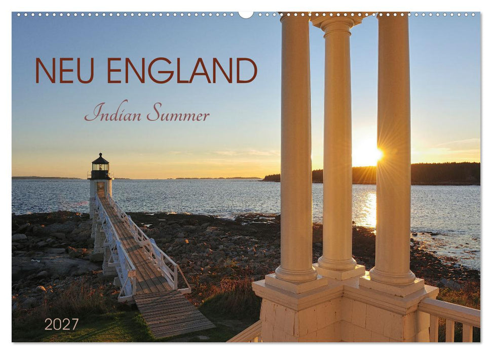 Neu England, Indian Summer (CALVENDO Wandkalender 2027)