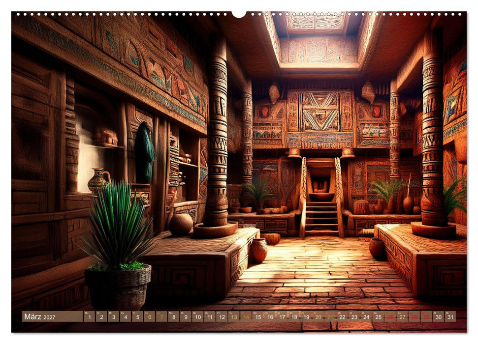 Untergegangene Kulturen - die Azteken (CALVENDO Wandkalender 2027)