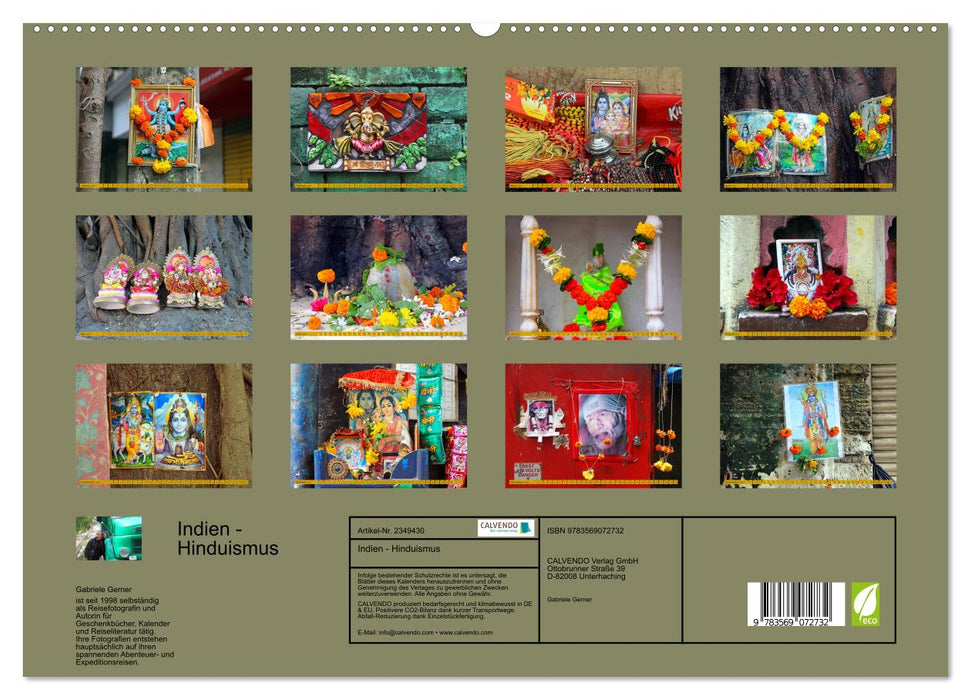 Indien - Hinduismus (CALVENDO Premium Wandkalender 2027)
