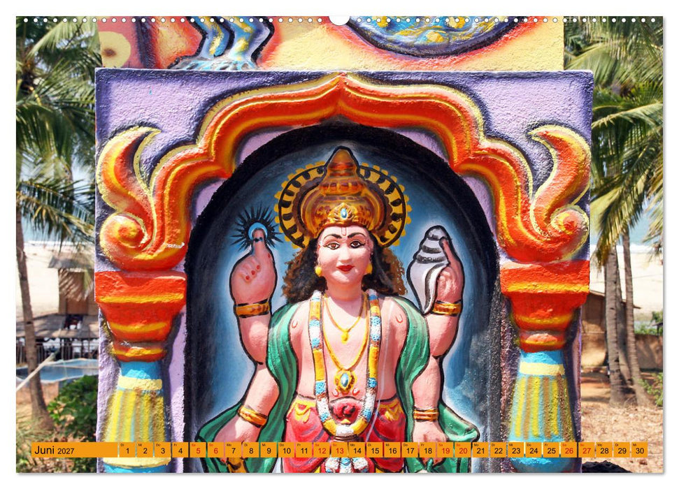 Indien - Goa Hindus Hippies Hare-Krishna (CALVENDO Premium Wandkalender 2027)