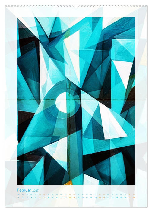 Licht und Schatten. Cubism Wall Art (CALVENDO Wandkalender 2027)