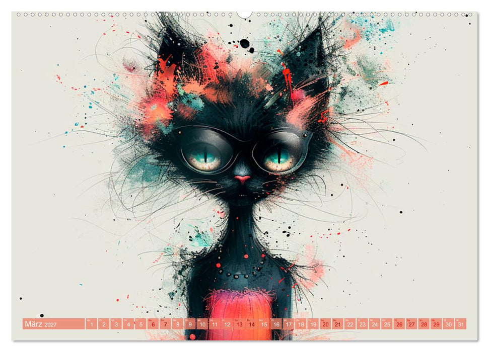 Miau-velous Momente (CALVENDO Premium Wandkalender 2027)