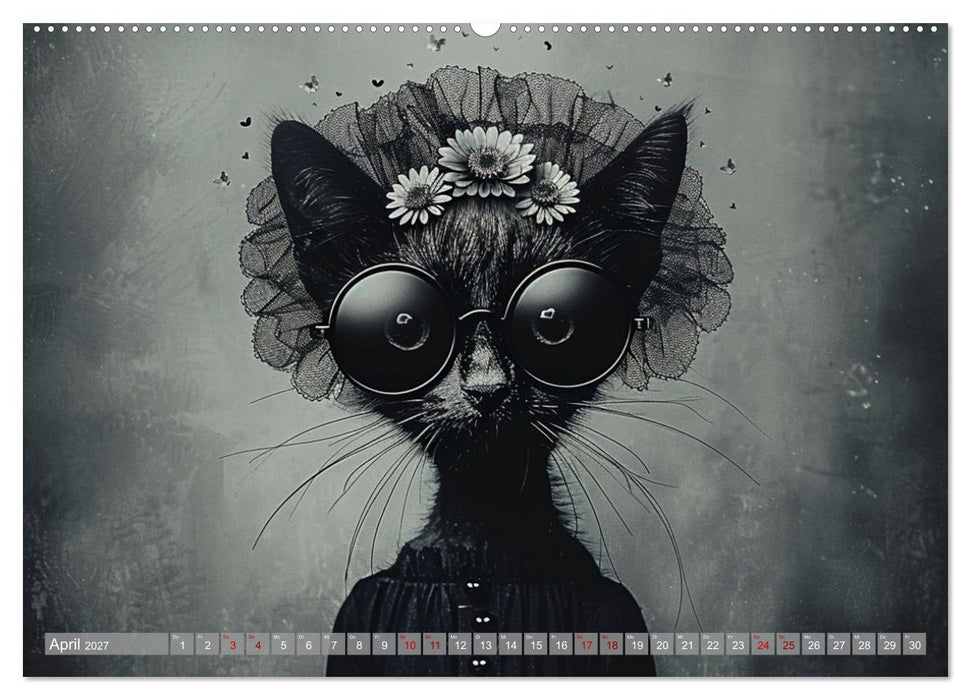 Miau-velous Momente (CALVENDO Premium Wandkalender 2027)