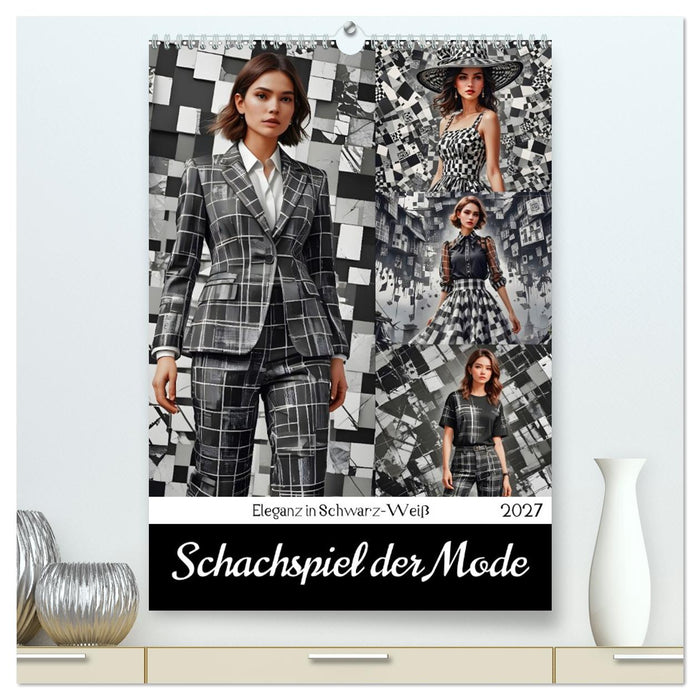Schachspiel der Mode (CALVENDO Premium Wandkalender 2027)