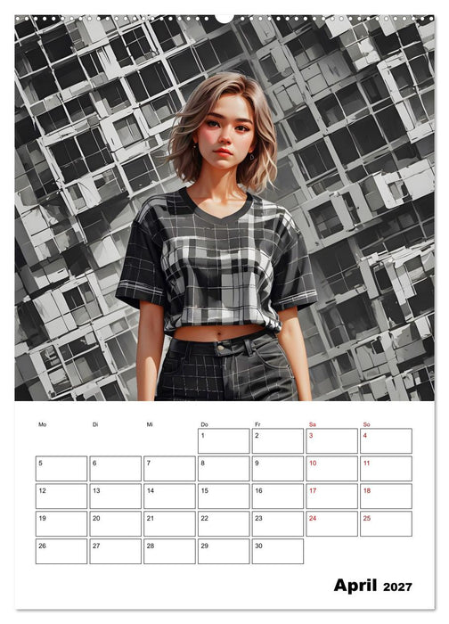 Schachspiel der Mode (CALVENDO Premium Wandkalender 2027)