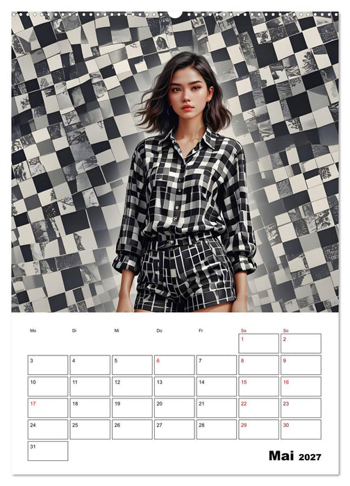 Schachspiel der Mode (CALVENDO Premium Wandkalender 2027)