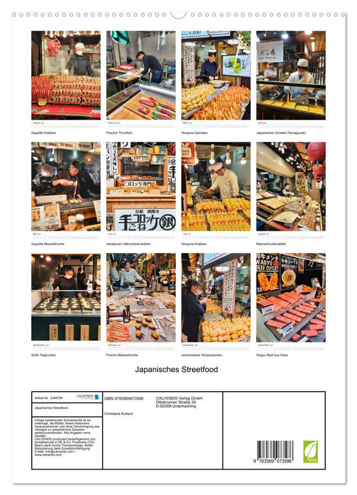Japanisches Streetfood (CALVENDO Premium Wandkalender 2027)