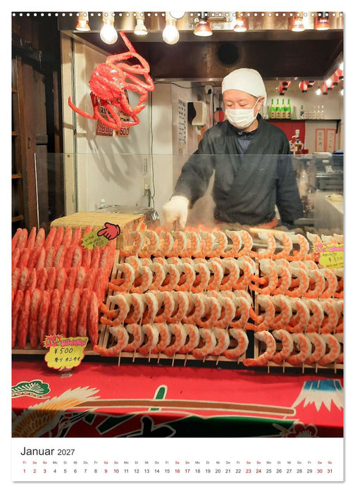 Japanisches Streetfood (CALVENDO Premium Wandkalender 2027)