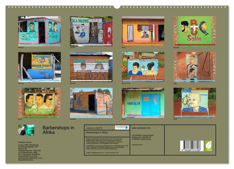 Barbershops in Afrika (CALVENDO Premium Wandkalender 2027)