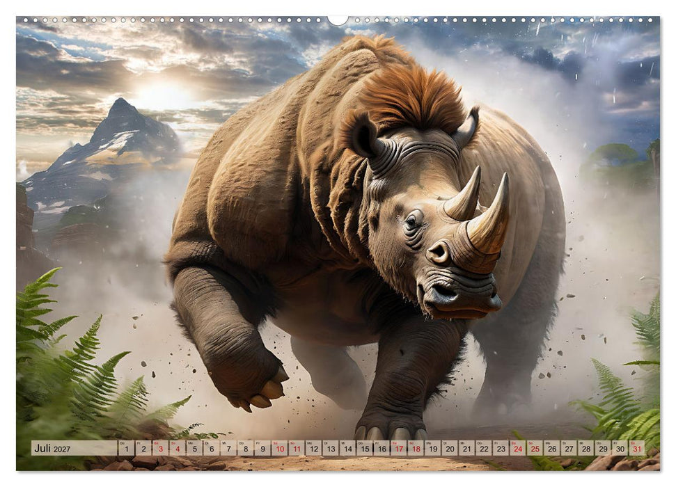 Urzeittiere - Zeitreise in eine vergangene Welt (CALVENDO Premium Wandkalender 2027)