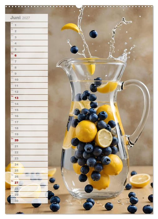 Vitalität im Glas - Erfrischende Momente mit Infused Water Kreationen (CALVENDO Premium Wandkalender 2027)