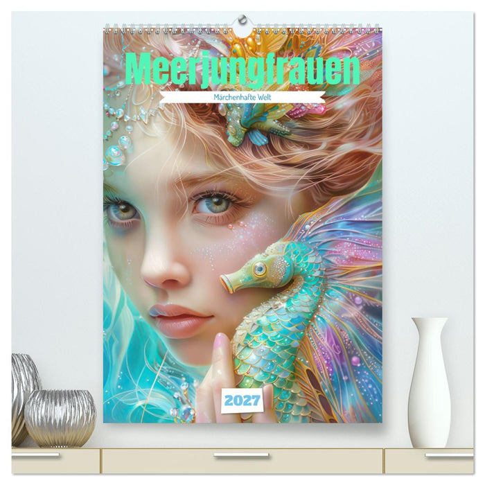 Meerjungfrauen - Märchenhafte Welt (CALVENDO Premium Wandkalender 2027)