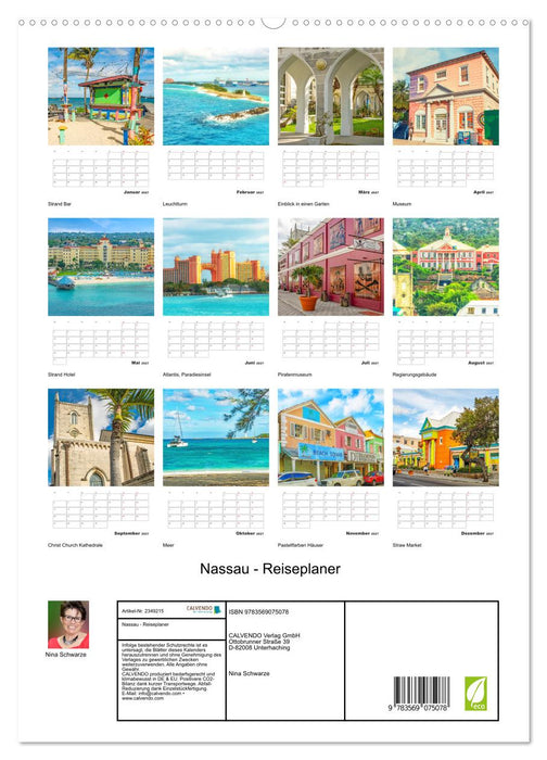 Nassau - Reiseplaner (CALVENDO Premium Wandkalender 2027)