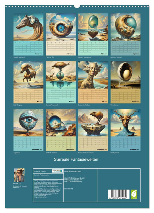Surreale Fantasiewelten (CALVENDO Premium Wandkalender 2027)
