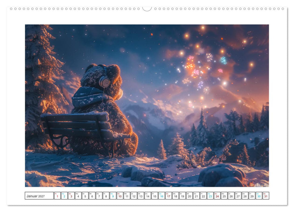 Abenteuer eines Taddybären (CALVENDO Premium Wandkalender 2027)