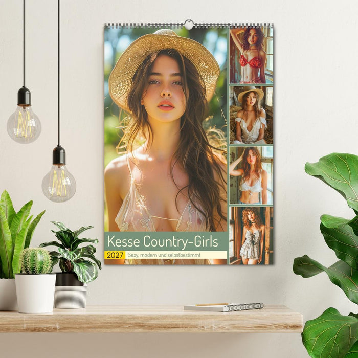 Kesse Country-Girls. Sexy, modern und selbstbestimmt (CALVENDO Wandkalender 2027)