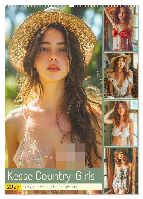 Kesse Country-Girls. Sexy, modern und selbstbestimmt (CALVENDO Wandkalender 2027)