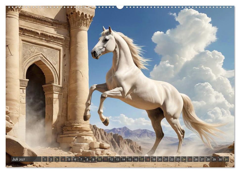 Schöne wilde Mustangs (CALVENDO Premium Wandkalender 2027)