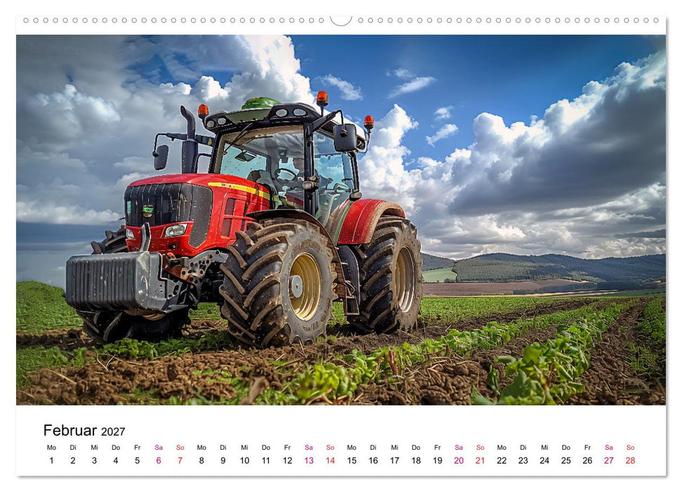 Traktoren Power (CALVENDO Premium Wandkalender 2027)