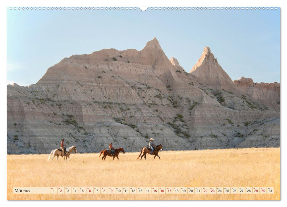 Sioux Im Lande von Sitting Bull (CALVENDO Premium Wandkalender 2027)