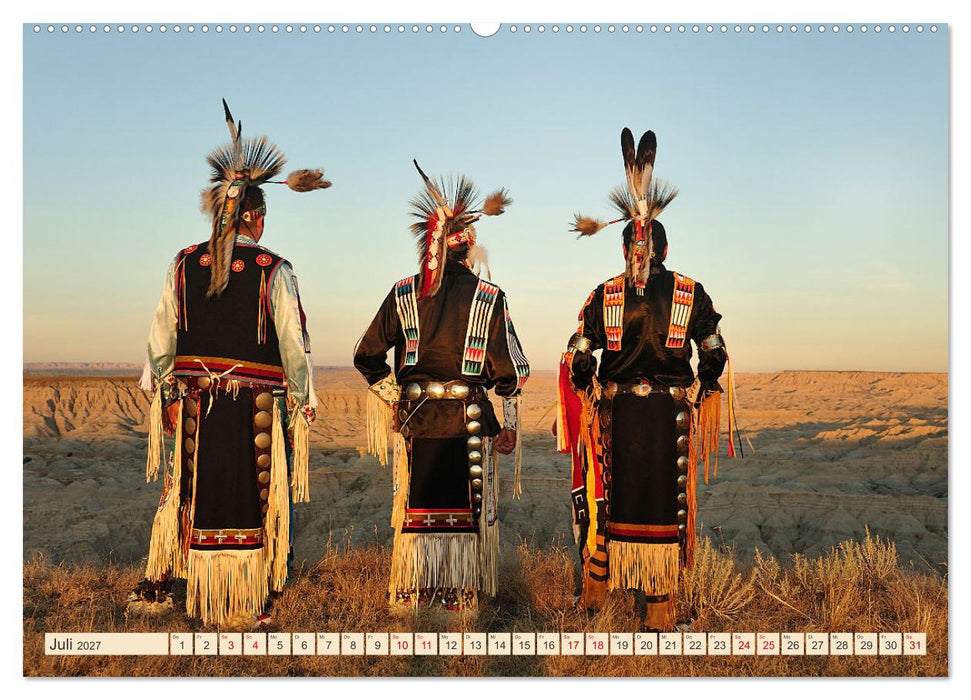 Sioux Im Lande von Sitting Bull (CALVENDO Premium Wandkalender 2027)