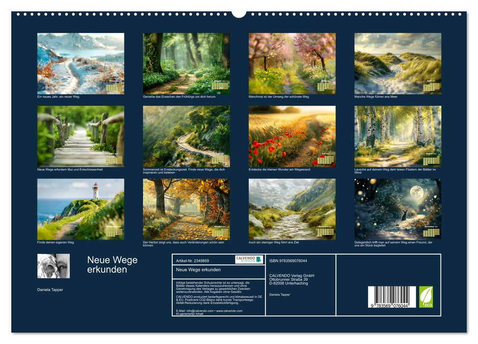 Neue Wege erkunden (CALVENDO Premium Wandkalender 2027)