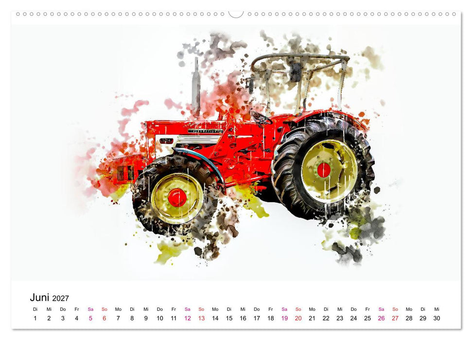 Traktoren Oldtimer Legenden (CALVENDO Premium Wandkalender 2027)
