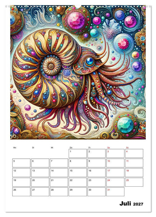 Mystische Nautilus (CALVENDO Premium Wandkalender 2027)