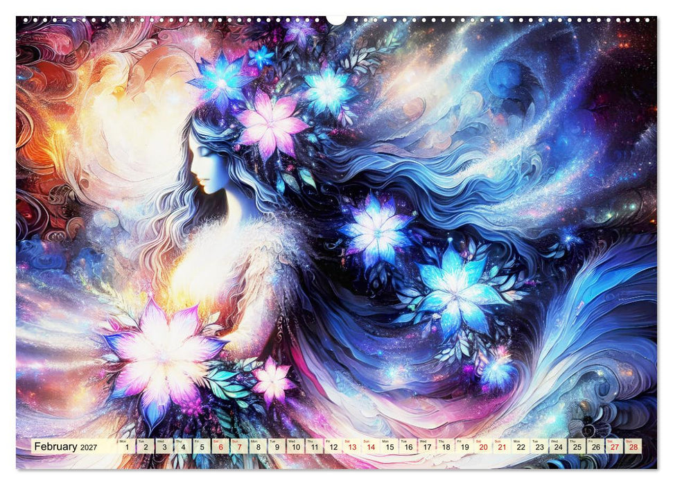 The flower elves Enchanting harmony (CALVENDO Monthly Calendar 2027)