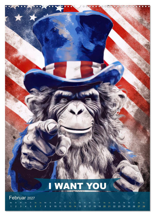 I want you im tierischen Design (CALVENDO Premium Wandkalender 2027)