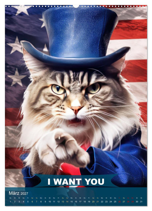 I want you im tierischen Design (CALVENDO Premium Wandkalender 2027)