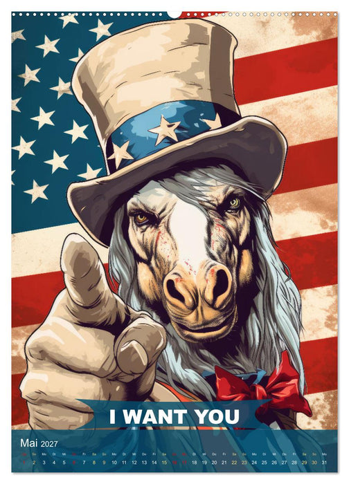 I want you im tierischen Design (CALVENDO Premium Wandkalender 2027)