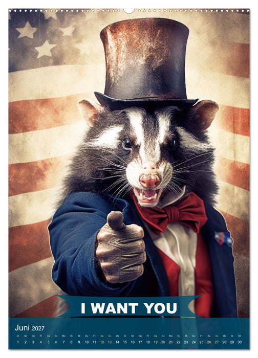 I want you im tierischen Design (CALVENDO Premium Wandkalender 2027)
