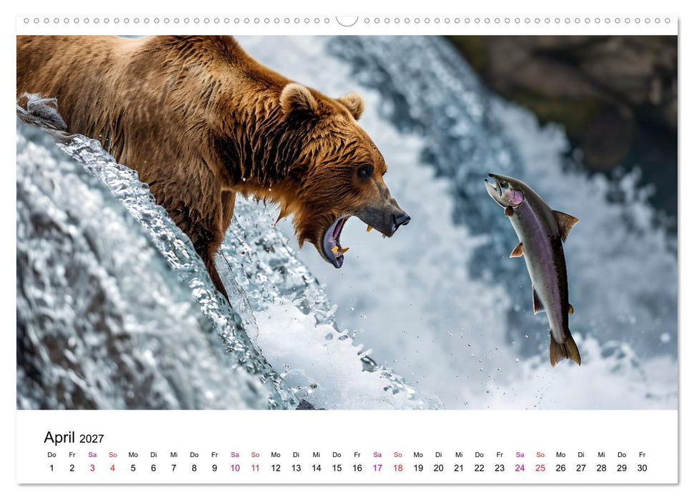 Bären - gefährlich nett (CALVENDO Wandkalender 2027)