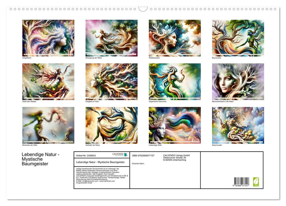 Lebendige Natur - Mystische Baumgeister (CALVENDO Wandkalender 2027)