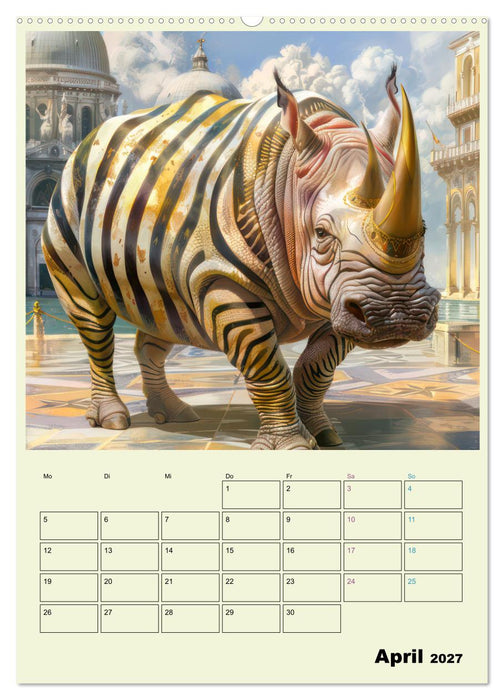 Hybrid Tiere zum Schmunzeln - Planer (CALVENDO Wandkalender 2027)