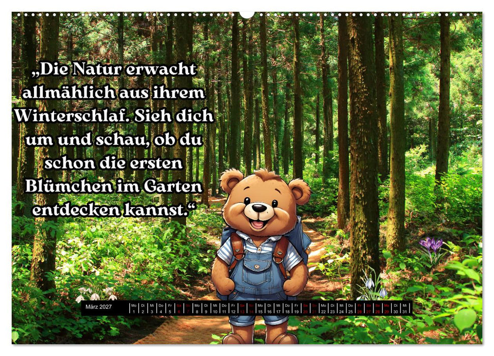 Flynn und seine aufregende Reise durch das Jahr (CALVENDO Premium Wandkalender 2027)