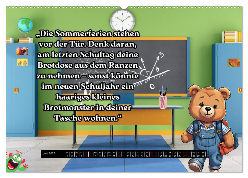 Flynn und seine aufregende Reise durch das Jahr (CALVENDO Premium Wandkalender 2027)