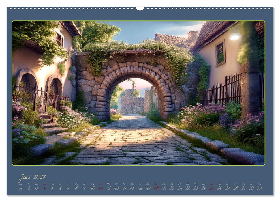 Landschaft romantisch gesehen (CALVENDO Premium Wandkalender 2027)