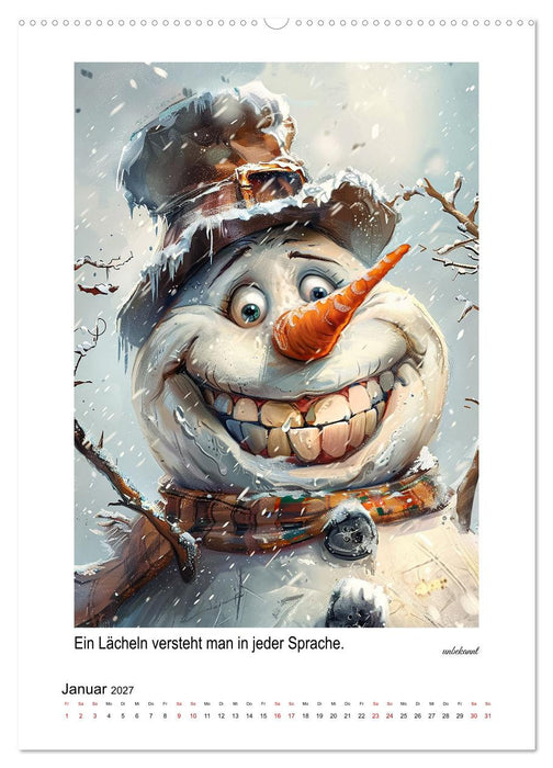 Jeden Tag ein Lächeln (CALVENDO Premium Wandkalender 2027)