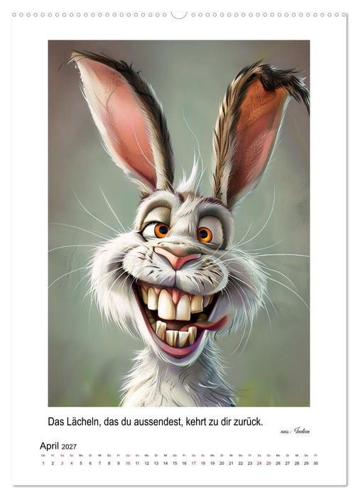 Jeden Tag ein Lächeln (CALVENDO Premium Wandkalender 2027)