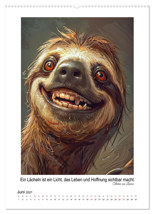 Jeden Tag ein Lächeln (CALVENDO Premium Wandkalender 2027)