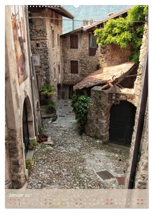Canale di Tenno, das mittelalterliche Dorf oberhalb des Gardasees (CALVENDO Wandkalender 2027)