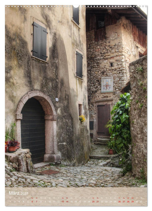 Canale di Tenno, das mittelalterliche Dorf oberhalb des Gardasees (CALVENDO Wandkalender 2027)
