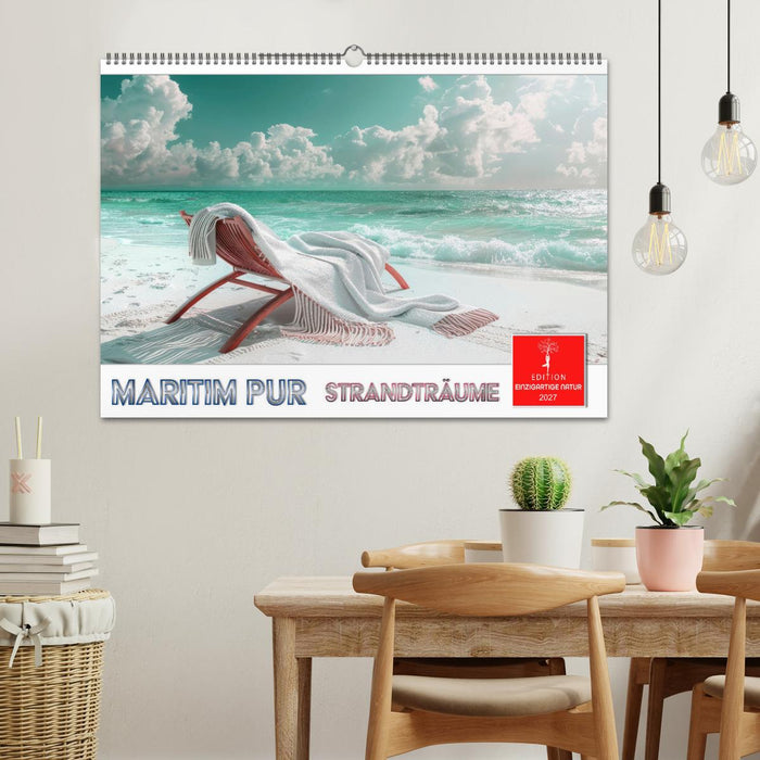 Maritim pur - Strandträume (CALVENDO Wandkalender 2027)